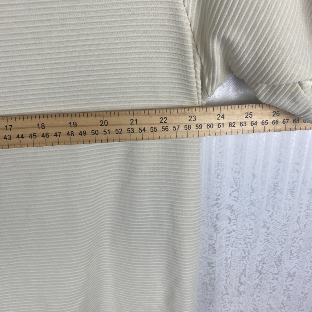Tommy Bahama Womens Ivory Shadow Striped Preppy Classic Polo Shirt Size XL‎ - Picture 11 of 12